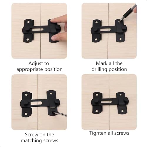 Privacy Flip Sliding Barn Door Lock