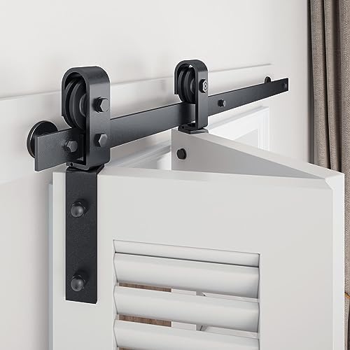 EaseLife 36 Bi-Folding Sliding Barn Door Hardware Track Kit