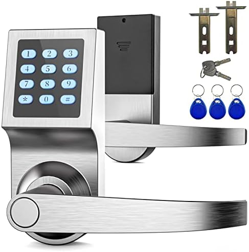 Front Door Keyless Lock with Handle