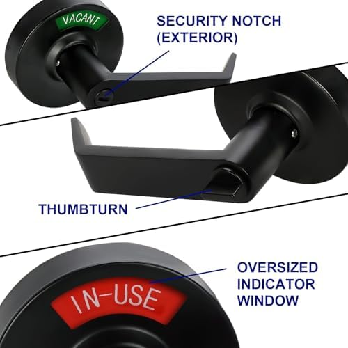 MutexPrivacy Lock with Indicator for Bathroom