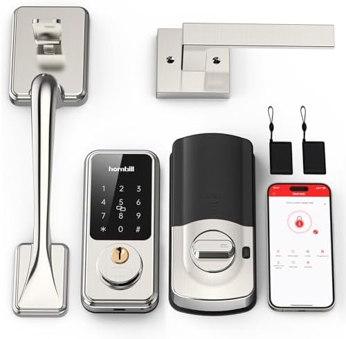 Hornbill Smart Front Door Lock Set - 10X Smart Features
