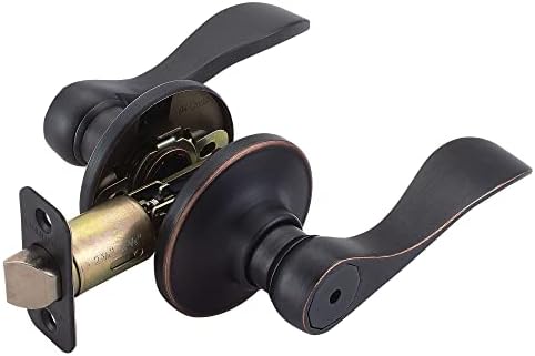 Design House Door Lever Oil Rubbed Bronze 2-Pack