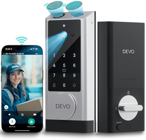 Devo Smart Door Lock with Camera Doorbell