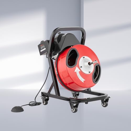 Effortless 50FT Seeker Drainer Move Smoothly Through Sewer Clogs
