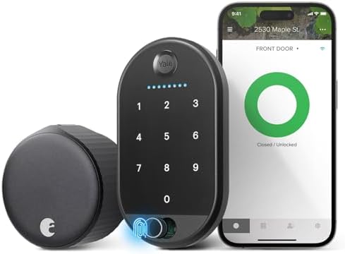 Yale August Wi-Fi Smart Lock with Keypad Touch Black