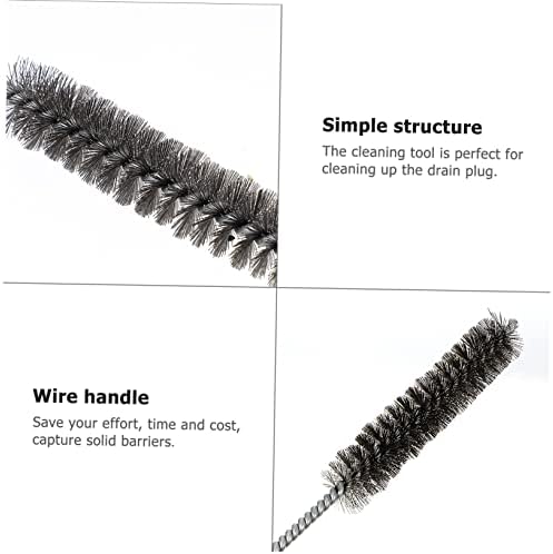 Stainless Steel Wire Brush Sink Drain_unclog Rust-removing plumbers tool