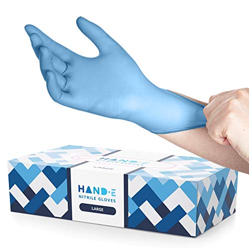 Hand-E Touch Blue Nitrile Gloves Dependable for Every Job