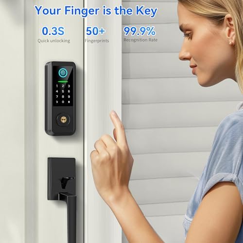 Fingerprint Keypad Door Lock Set