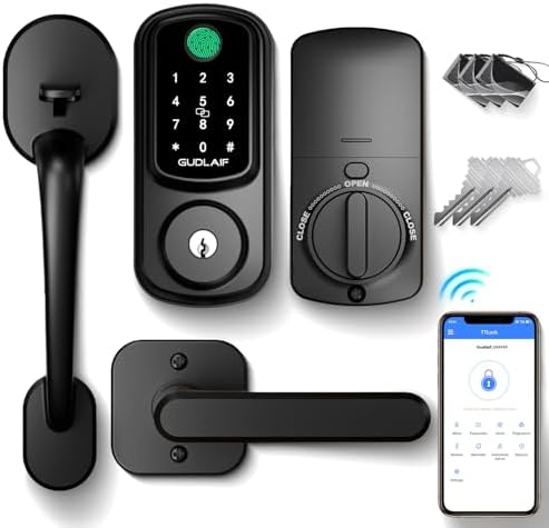 Smart Keyless Entry Door Lock Set with Alexa Integration