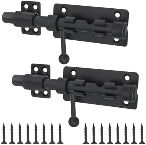 Durable and Safe Door Latch 304 Steel Gate Lock Pairs