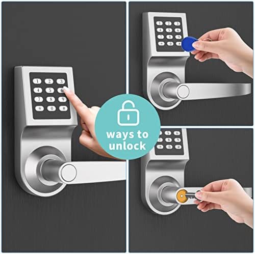 Front Door Keyless Lock with Handle