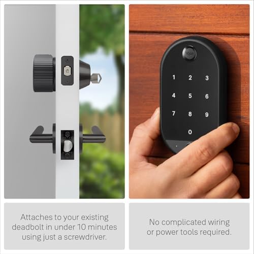Yale August Wi-Fi Smart Lock with Keypad Touch Black