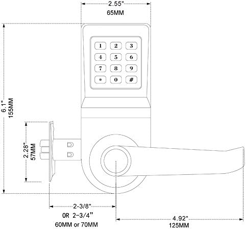 Hassle-Free Digital Door Lock with Remote Code
