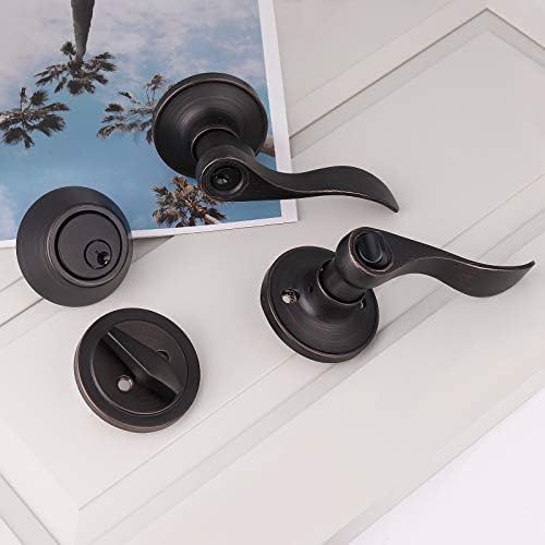 Wave Entry Door Lever Set by Gobrico