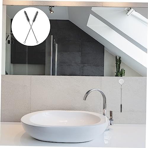 Stainless Steel Wire Brush Sink Drain_unclog Rust-removing plumbers tool