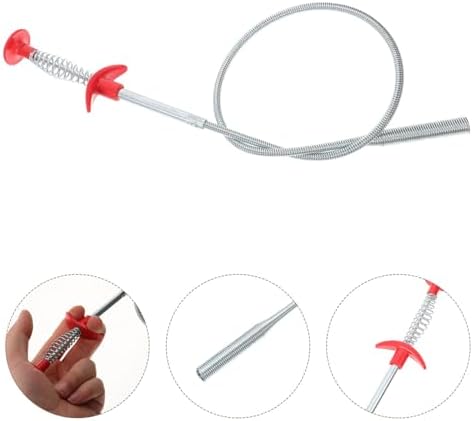 Drain Cleaner Sink Stick Reusableposable - Kitchen Bathroom Sink Remover StandUp Steel Drain Pp