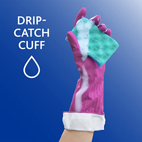 Safe Hands glove to handle any mess rubber gloves