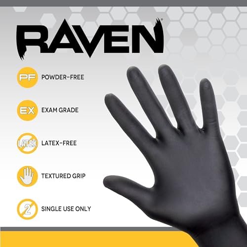 AmazonBasics Nitrile Powder-Free Disposable Gloves X-Large Case