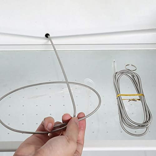 2-Pack Metal Drain Auger for Sink and Kitchen Clogs