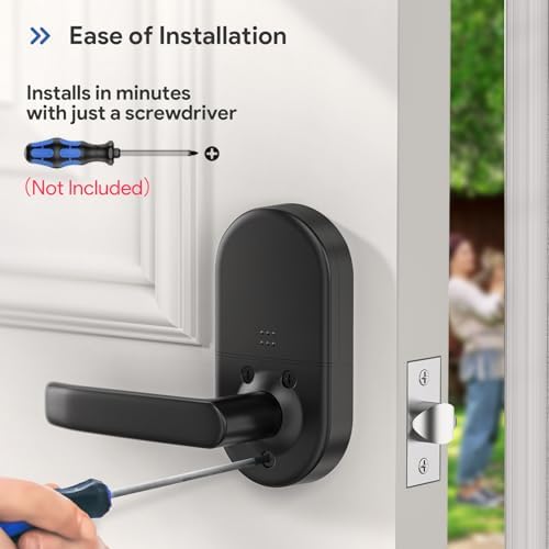 Smart Front Door Entry Secure Balance with 7 Unlock Methods