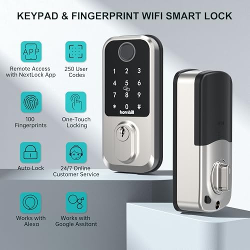 Smart Hornbill Door Lock 9-in-1 Keyless Entry
