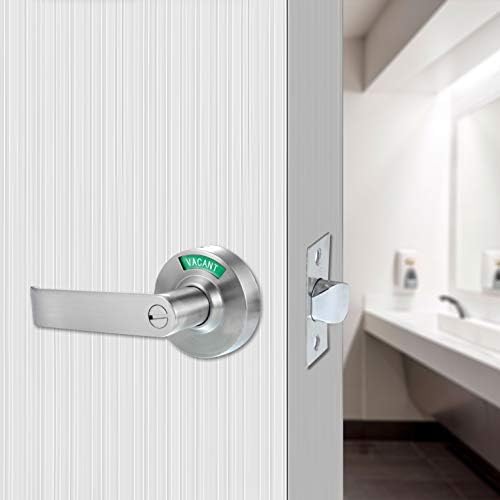 Bathroom Privacy Lever Lock with Illuminated Door Indicator for Restrooms