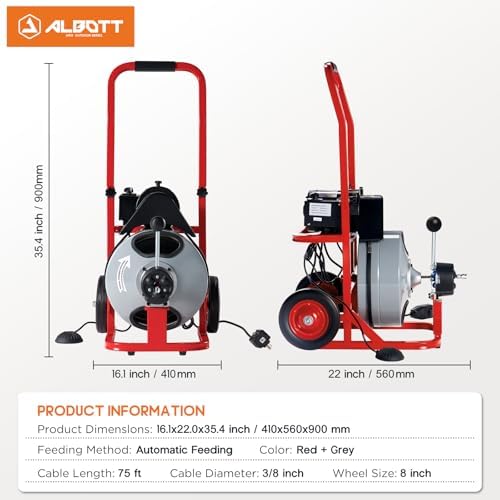 Albott MasterCutter 38 75FT Exact Cleanouts
