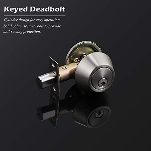 Gobrico Double Cylinder Door Lock Set