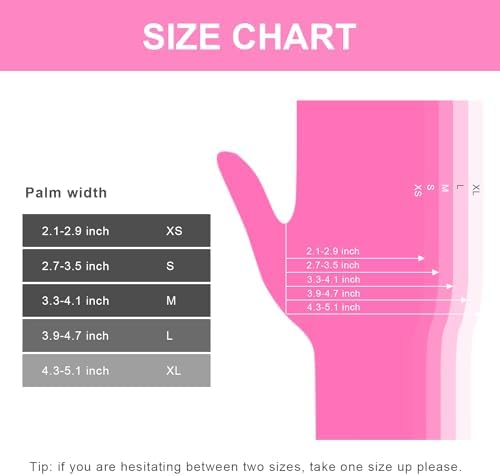 FINITEX Pink Latex-Free Disposable Gloves