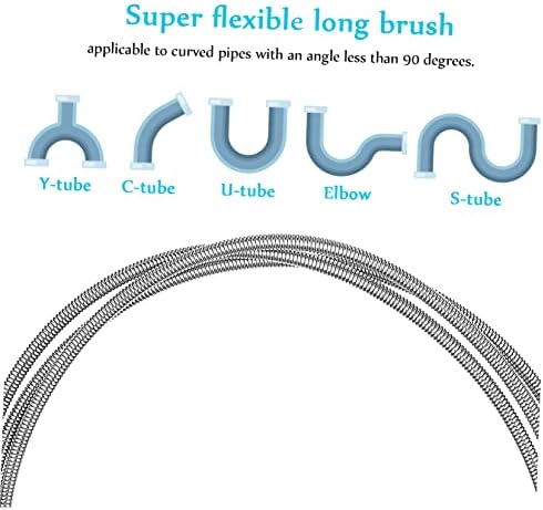 Flexible Tube Cleaner Kit for Sink Drain