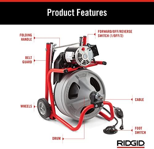 RidgID 52363 Drain Auger Kit