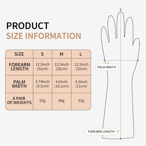 ZUIMER Reusable Kitchen Gloves 2 Pairs