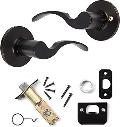 Adjustable Door Lever Passage Set with Various Latch Plates