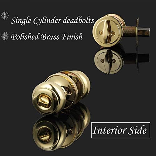 Secure Entry Knobs Set for Home Security