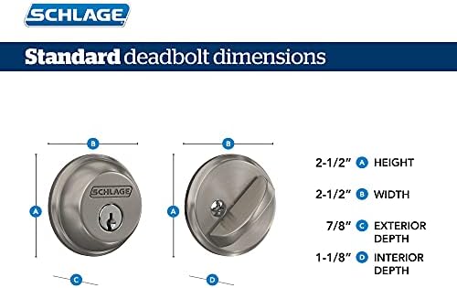 Secure Black Deadbolt with Amazon Smart Lock Integration