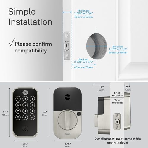 Yale Assure Lock 2 Touch - Smart Door Security for Guests