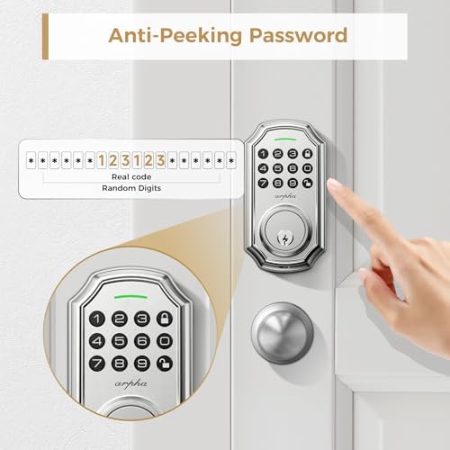 Keyless Door Lock Set with 2 Knobs