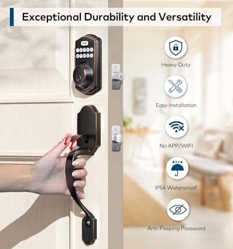 Keyless Entry Door Lock Set