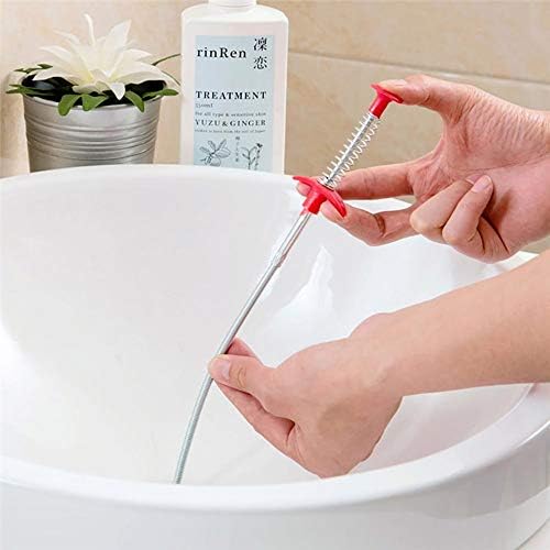 6-Piece Stainless Steel Drain Clog Remover Tool Set