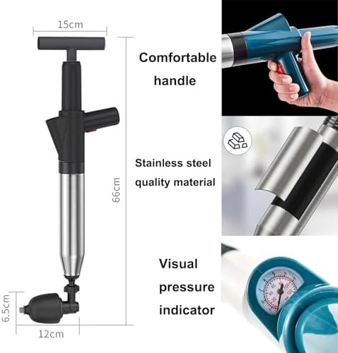 Powerful Pneumatic Toilet Plunger for Efficient Drain Cleaning