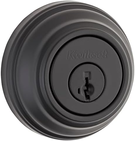 Kwikset 980 Deadbolt Lock Matte Black