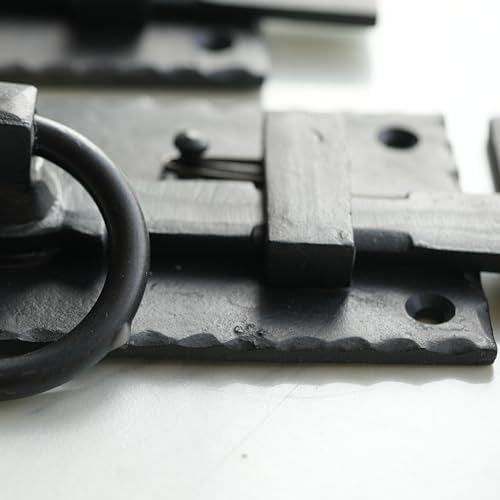 Heavy Duty Rustic Iron Latch for Country Homes