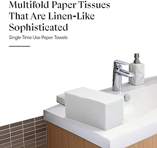 Luxury Linen-Effect Disposable Towels for Home Hospitality