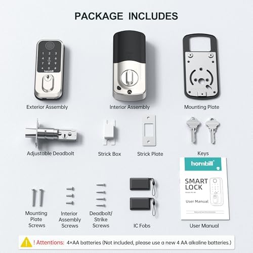 Smart Hornbill Door Lock 9-in-1 Keyless Entry