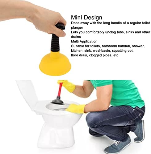 AUNMAS Sink Plunger - Efficient Unclogging Tool for Small Drains