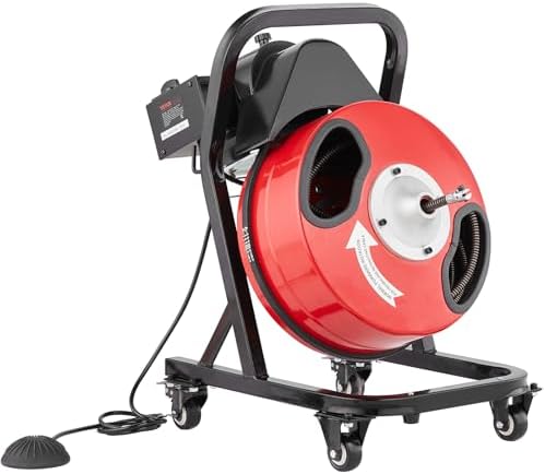 Effortless 50FT Seeker Drainer Move Smoothly Through Sewer Clogs
