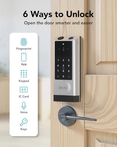 Devo Smart Door Lock with Camera Doorbell