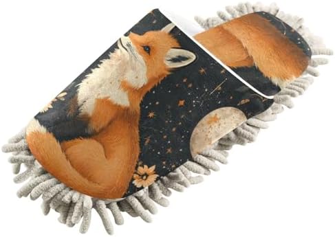 Magic Fox Washable Mop Slipper for Men Women