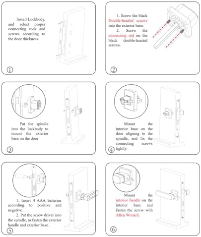 Secure 4 in 1 Door Lock with Fingerprint Key App Control