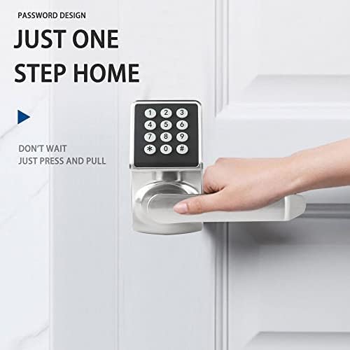 Versatile Door Lock Set with Keypad and Emergency Key
